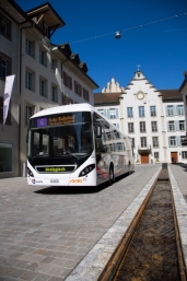 Die Stadt Aarau fährt Hybrid