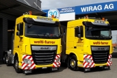 Welti-Furrer Pneukran & Spezialtransporte AG mit neuen DAF XF Zugmaschinen