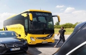 Der neue Bremsassistent Active Brake Assist 4: Serie in allen Reisebussen von Mercedes Benz und Setra, neuer Preventive Brake Assist für Stadtbusse