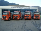 Vier neue Arocs verstärken die Flotte der Johann Müller AG