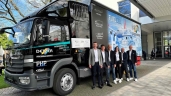 Detzer Aircargo Service und Paul Group: Paul PH2P-Wasserstoff Truck für Detzer Aircargo Service auf der transport logistic 2023
