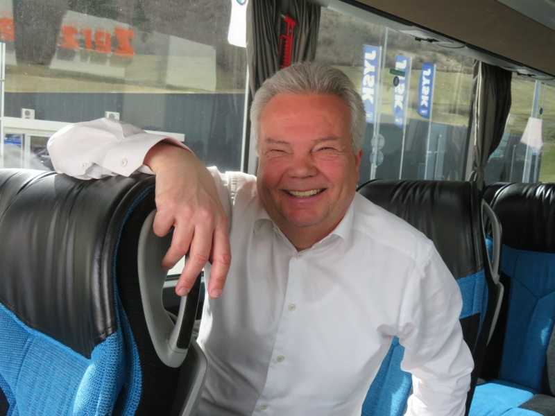 Pressebilder neuer Volvo-Bus Doppelstöcker