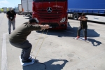 Mercedes-Benz Lucky-Trucker Fitness-Day-Aktion mit Abfahrts-Weltmeister Patrick Küng